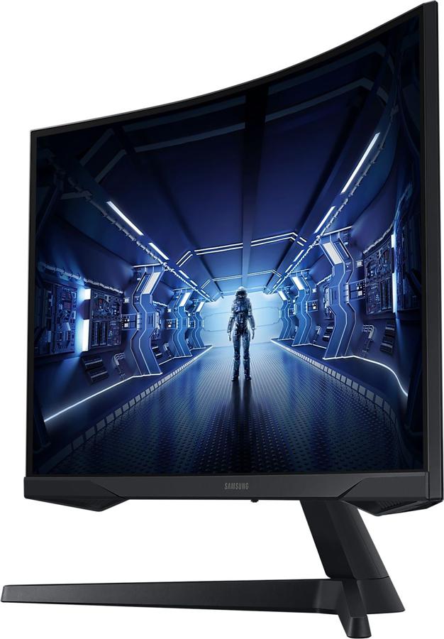 Монитор Samsung 27" Odyssey G5 C27G55TQ черный VA LED 1ms 16:9 HDMI матовая 250cd 178гр/178гр 2560x1440 144Hz FreeSync Premium DP WQ 4.5кг