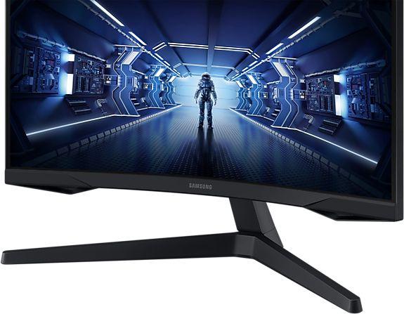 Монитор Samsung 27" Odyssey G5 C27G55TQ черный VA LED 1ms 16:9 HDMI матовая 250cd 178гр/178гр 2560x1440 144Hz FreeSync Premium DP WQ 4.5кг