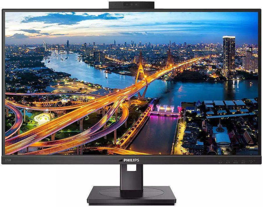 Монитор Philips 27" 276B1JH черный IPS LED 16:9 HDMI M/M Cam матовая HAS Piv 350cd 178гр/178гр 2560x1440 75Hz DP QHD USB 7.38кг