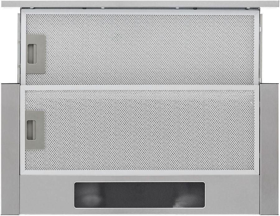 Вытяжка встраиваемая Krona Kamilla R 600 inox нержавеющая сталь управление: кнопочное (2 мотора)