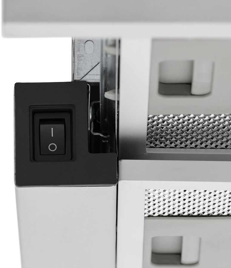 Вытяжка встраиваемая Krona Kamilla R 600 inox нержавеющая сталь управление: кнопочное (2 мотора)