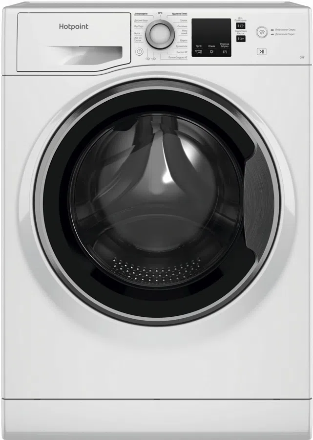 Стиральная машина Hotpoint NUS 5015 S RU класс: A загр.фронтальная макс.:5кг белый