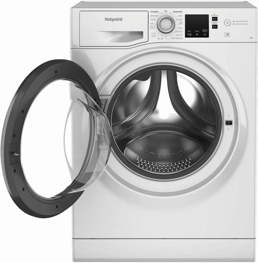 Стиральная машина Hotpoint NUS 5015 S RU класс: A загр.фронтальная макс.:5кг белый