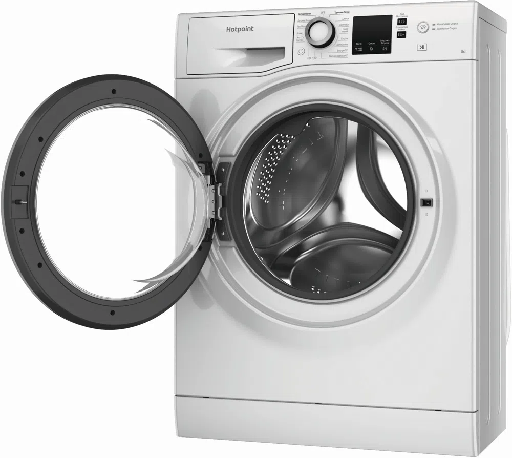 Стиральная машина Hotpoint NUS 5015 S RU класс: A загр.фронтальная макс.:5кг белый