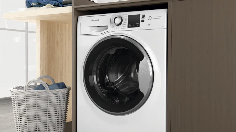 Стиральная машина Hotpoint NUS 5015 S RU класс: A загр.фронтальная макс.:5кг белый