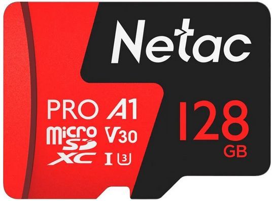 Флеш карта microSDXC 128GB Netac NT02P500PRO-128G-S P500 Extreme Pro A1 w/o adapter