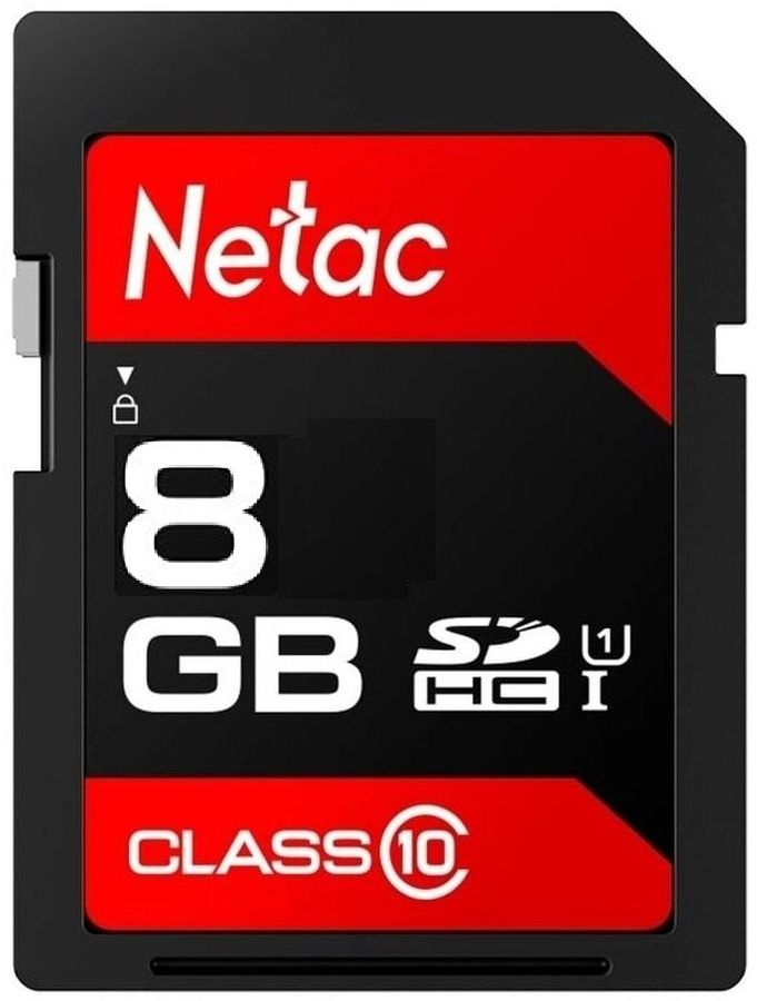 Флеш карта SDHC 8GB Netac NT02P600STN-008G-R P600 w/o adapter