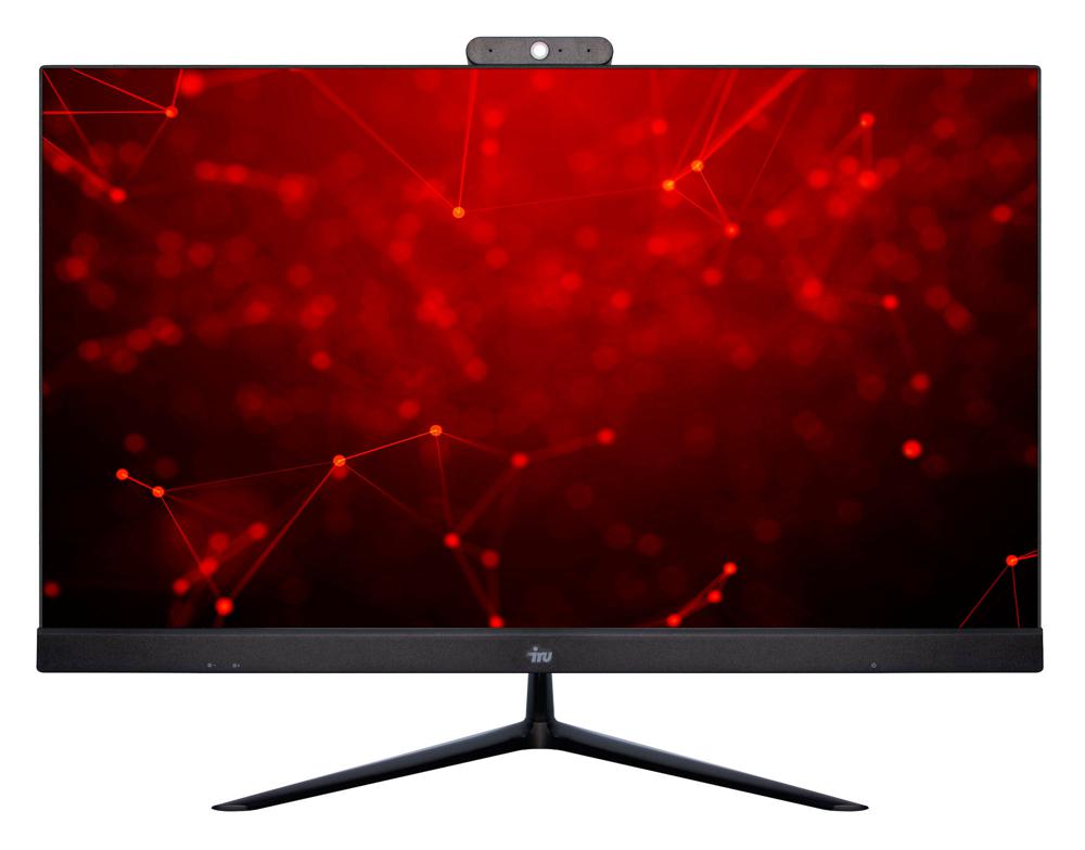 Моноблок IRU Агат 315 23.8" Full HD i5 10400 (2.9) 8Gb SSD512Gb UHDG 630 FreeDOS GbitEth WiFi BT 120W клавиатура мышь Cam черный 1920x1080