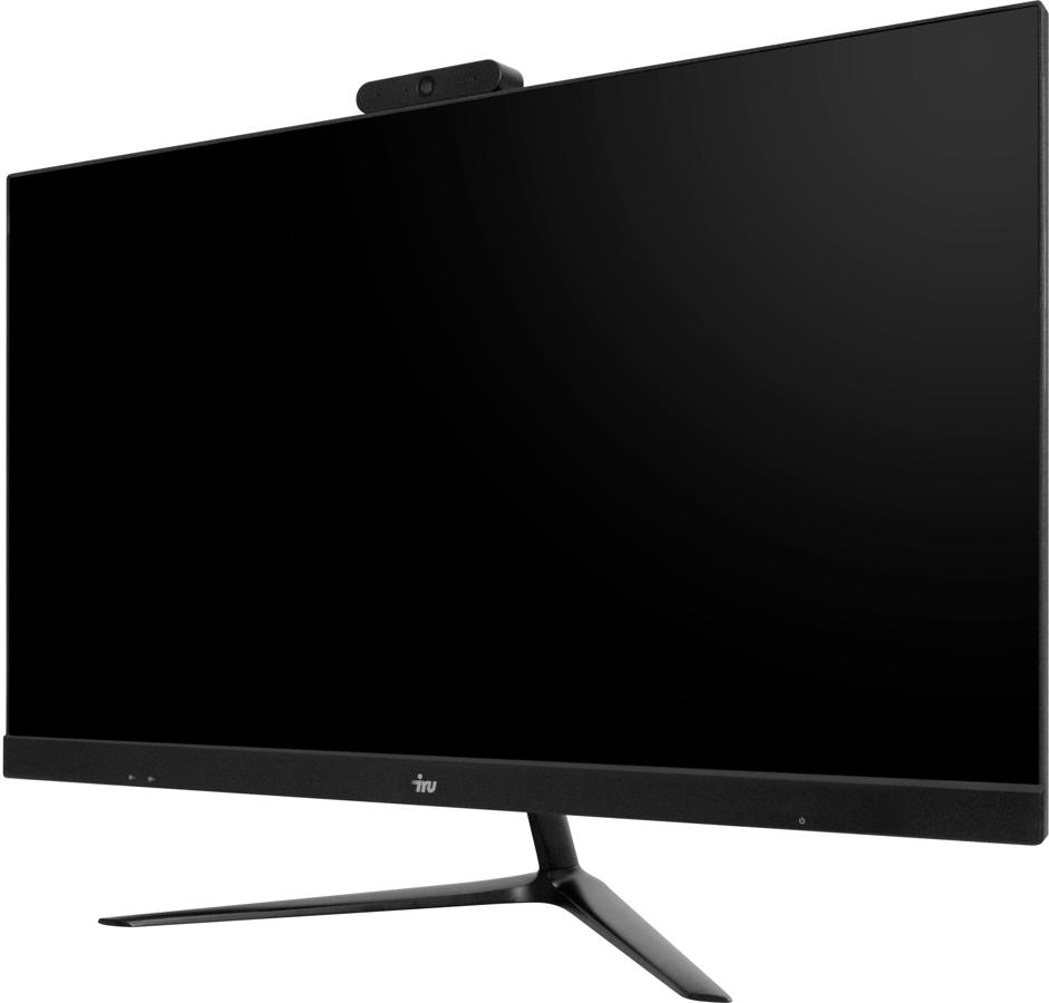Моноблок IRU Агат 315 23.8" Full HD i5 10400 (2.9) 8Gb SSD512Gb UHDG 630 FreeDOS GbitEth WiFi BT 120W клавиатура мышь Cam черный 1920x1080
