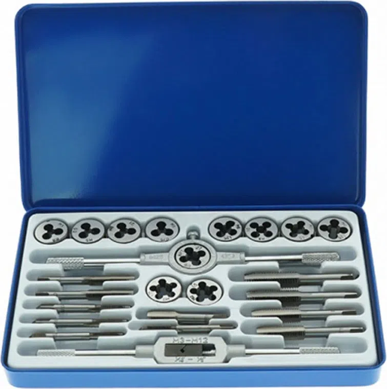 Набор метчиков/плашек Sturm! 1065-03-S24 в комплекте 24 предмета жесткий кейс