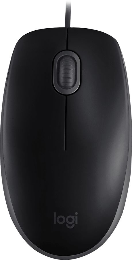 Мышь Logitech M110 Silent черный/серый оптическая (1000dpi) USB (2but)