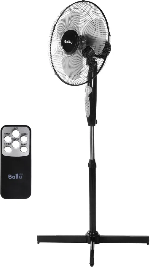 Вентилятор напольный Ballu BFF-807 45Вт скоростей:3 ПДУ черный