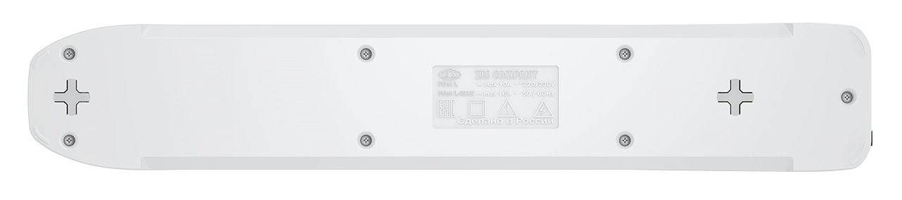 Сетевой фильтр Pilot L (GP) 1.8м (6 розеток) белый (коробка)