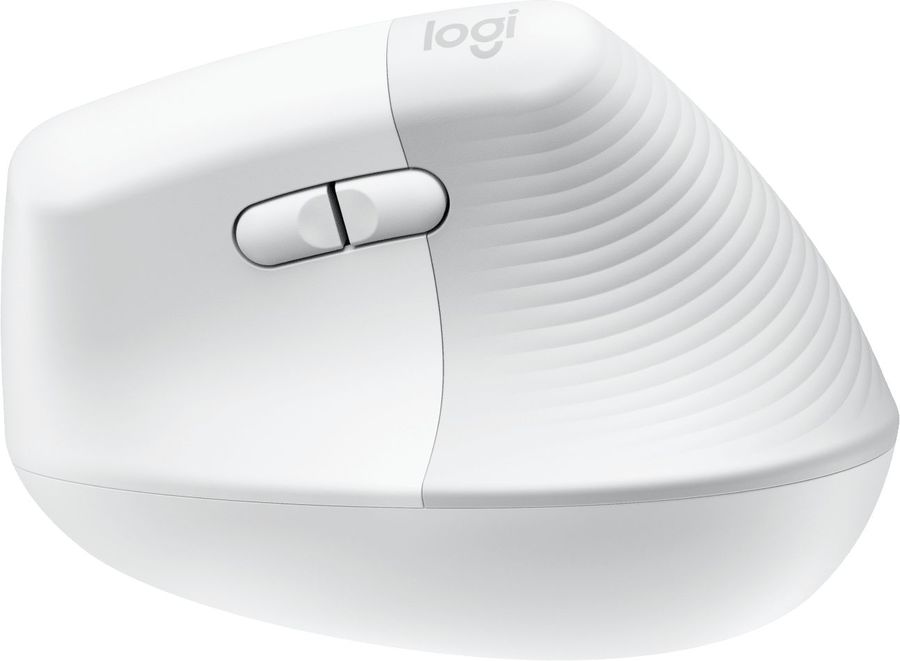 Мышь Logitech Lift белый/серый оптическая 4000dpi silent беспров. BT/Radio USB для ноутбука 5but (910-006475)