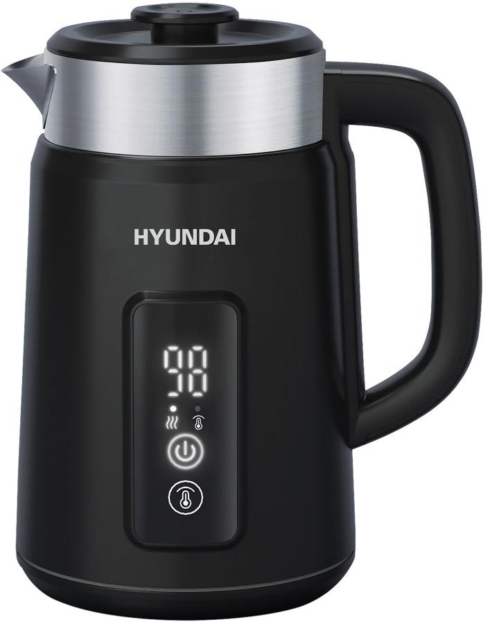 Чайник электрический Hyundai HYK-S3505 1.5л. 2200Вт черный корпус: металл/пластик