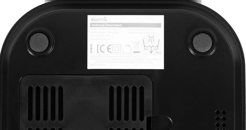 Увлажнитель воздуха Deerma DEM-F10W 22Вт (ультразвуковой) черный/черный