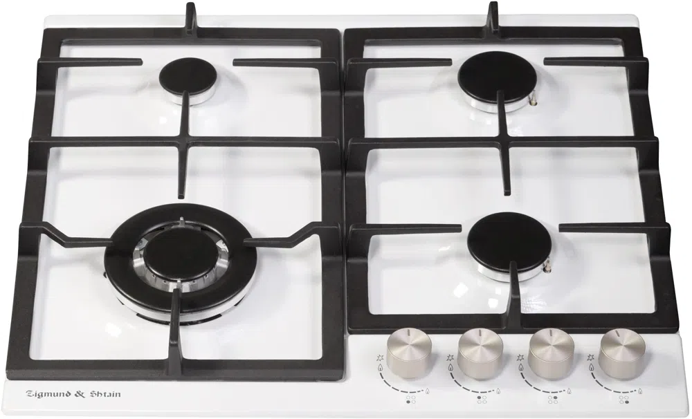 Газовая варочная поверхность Zigmund & Shtain Sabaf G 14.6 W белый