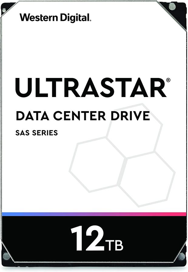 Жесткий диск WD SAS 3.0 12Tb 0F29532 HUH721212AL5204 Ultrastar DC HC520 (7200rpm) 256Mb 3.5"