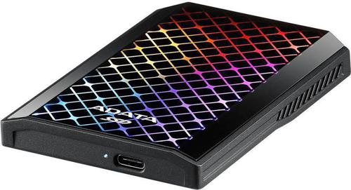 Накопитель SSD A-Data USB-C 1Tb ASE900G-1TU32G2-CBK SE900G 2.5" черный