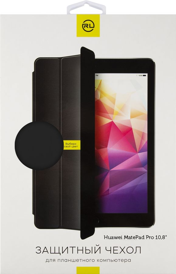 Чехол Redline для Huawei MatePad Pro 10.8" термопластичный полиуретан черный (УТ000025019)