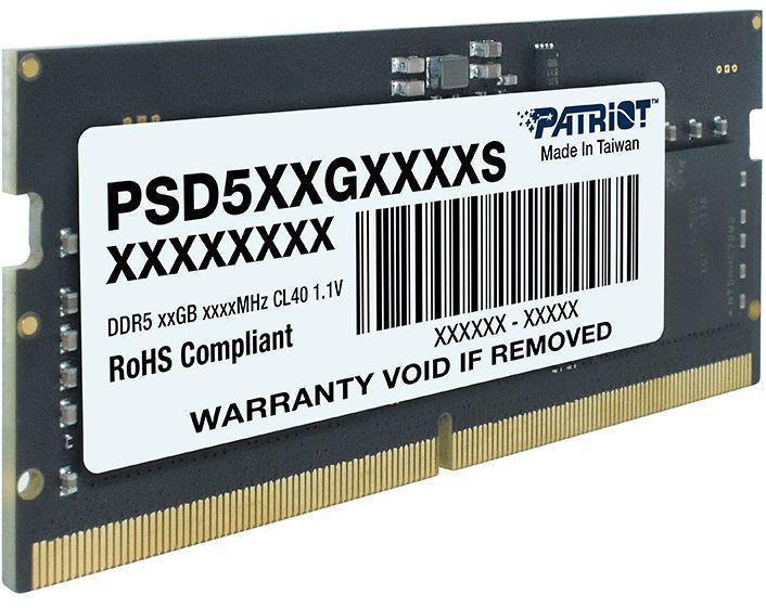 Память DDR5 16GB 5600MHz Patriot PSD516G560081S Signature RTL PC5-44800 CL46 SO-DIMM 262-pin 1.1В single rank Ret