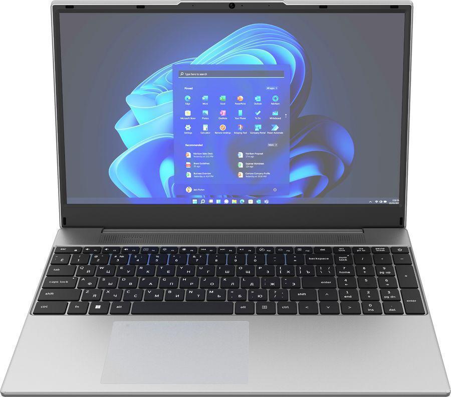 Ноутбук Digma Pro Breve Ryzen 5 5500U 8Gb SSD512Gb AMD Radeon 15.6" IPS FHD (1920x1080) Windows 11 Professional silver WiFi BT Cam 4500mAh (DN15R5-8DXW03)