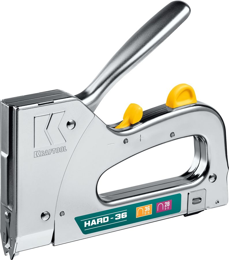 Степлер ручной Kraftool HARD-36 скобы тип 36 (10-14мм)
