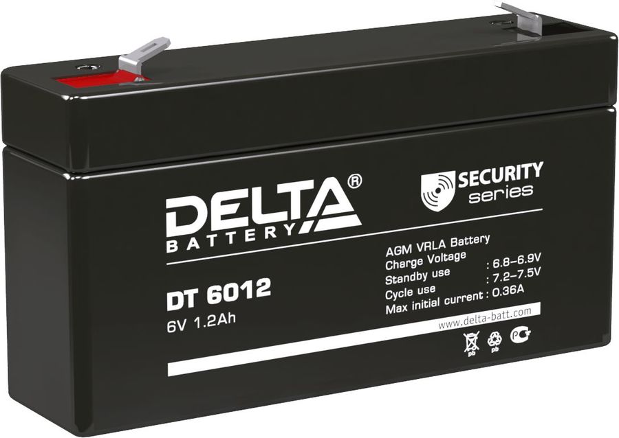 Батарея для ИБП Delta DT 6012 6В 1.2Ач
