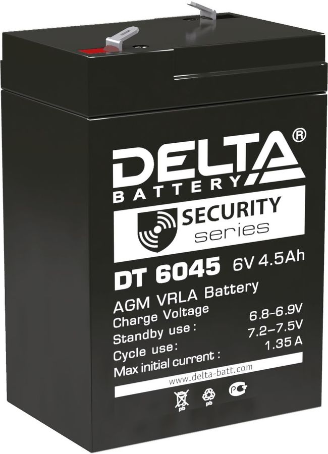 Батарея для ИБП Delta DT 6045 6В 4.5Ач