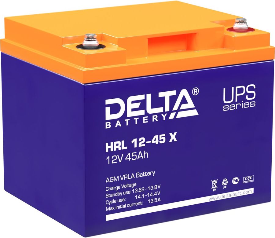 Батарея для ИБП Delta HRL 12-45 X 12В 45Ач