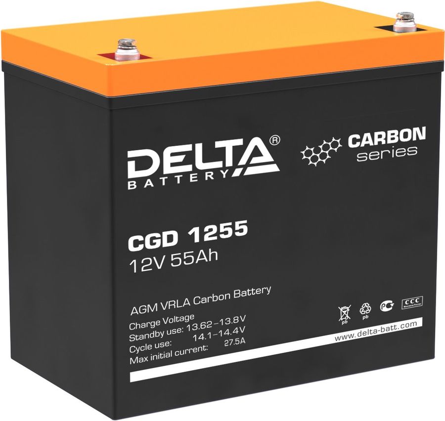 Батарея для ИБП Delta CGD 1255 12В 55Ач