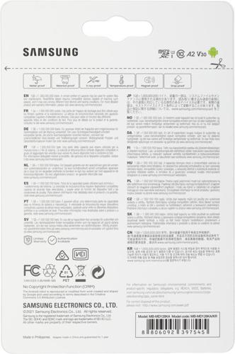 Флеш карта microSDXC Samsung 128GB MB-MD128KA Pro PLUS V30 A2 + adapter