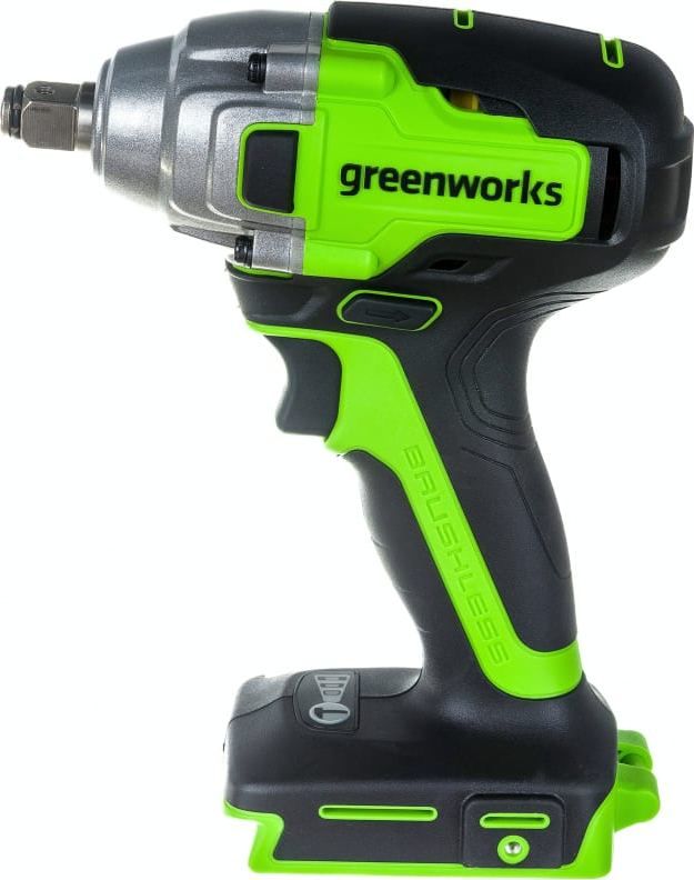 Гайковерт Greenworks 3802907 аккум. патрон:квад.1/2"