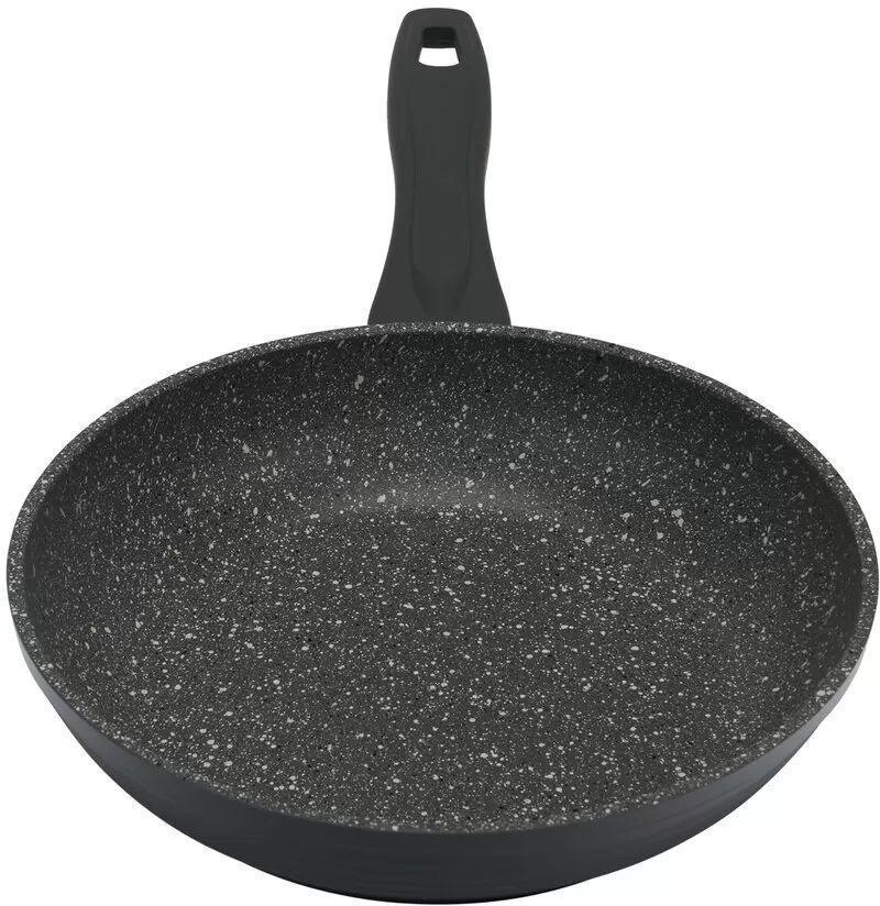 Сковорода Polaris Canto 28F круглая 28см покрытие: Pfluon ручка несъемная (без крышки) серый (019127)