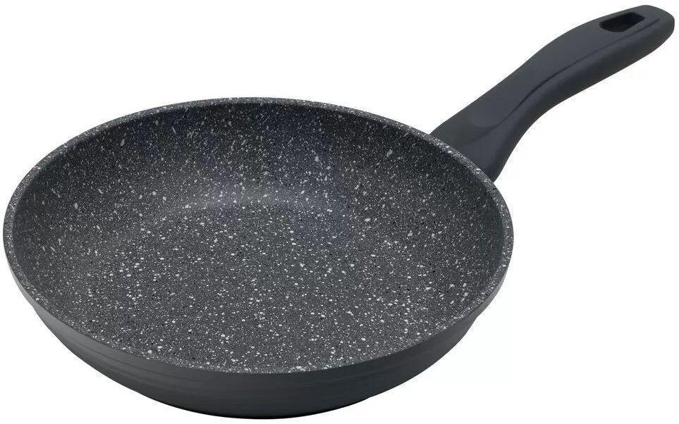 Сковорода Polaris Canto 28F круглая 28см покрытие: Pfluon ручка несъемная (без крышки) серый (019127)