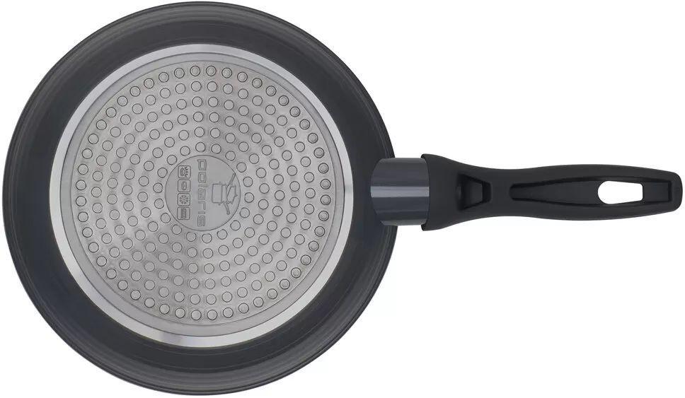 Сковорода Polaris Canto 28F круглая 28см покрытие: Pfluon ручка несъемная (без крышки) серый (019127)