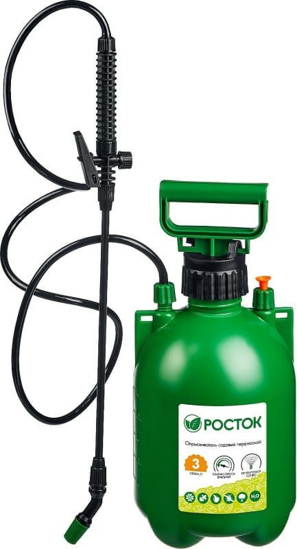 Опрыскиватель Росток RT-3 ранц. 3л зеленый/черный (425113)