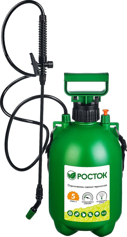 Опрыскиватель Росток RT-5 ранц. 5л зеленый/черный (425115)