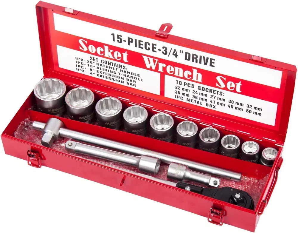 Набор инструментов Av Steel AV-531115 15 предметов (жесткий кейс)