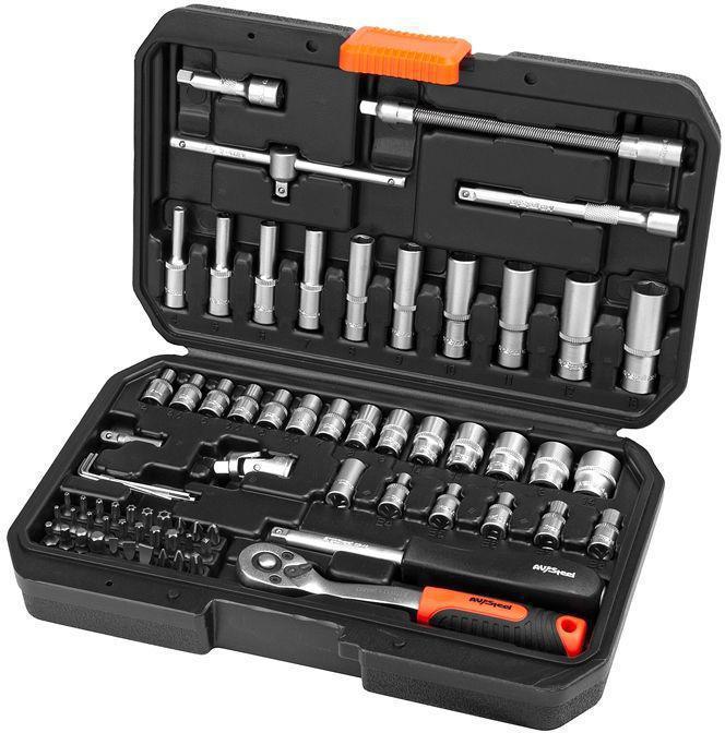 Набор инструментов Av Steel AV-011472 72 предмета (жесткий кейс)