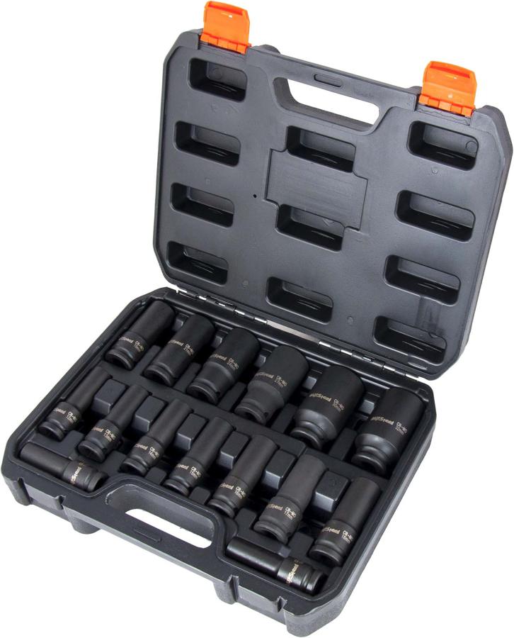 Набор торцевых головок Av Steel AV-721415 в комплекте 15 предметов