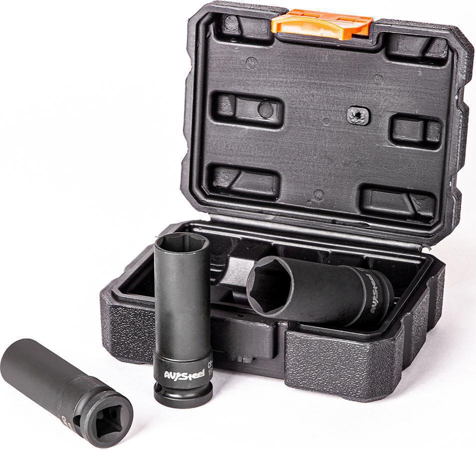 Набор торцевых головок Av Steel AV-729203 в комплекте 3 предмета