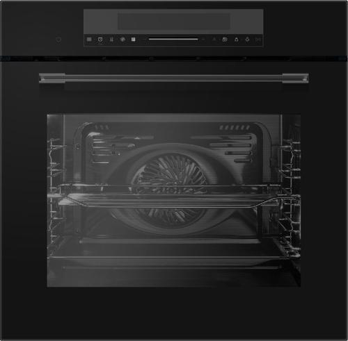 Духовой шкаф Электрический Hyundai HMEO 6780 BG черное стекло/серебристый