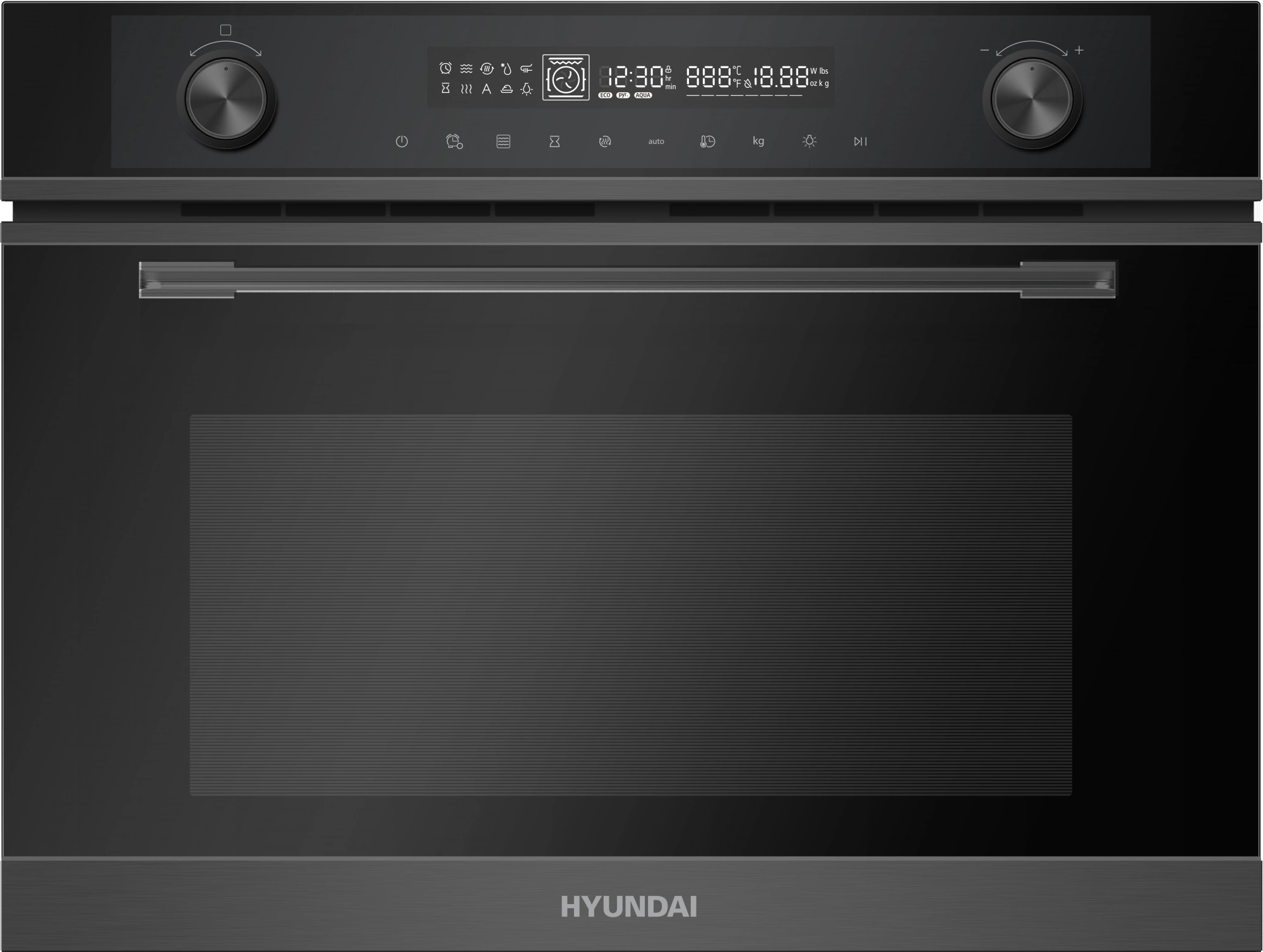 Духовой шкаф Электрический Hyundai HMEO 6540 DX черный