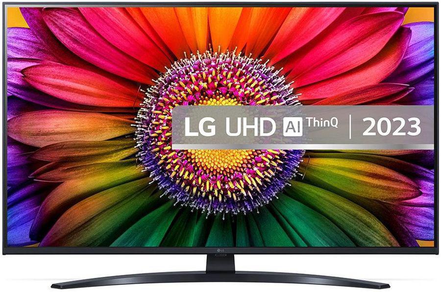 Телевизор LED LG 43" 43UR81006LJ.ARUB черный 4K Ultra HD 50Hz DVB-T DVB-T2 DVB-C DVB-S DVB-S2 USB WiFi Smart TV