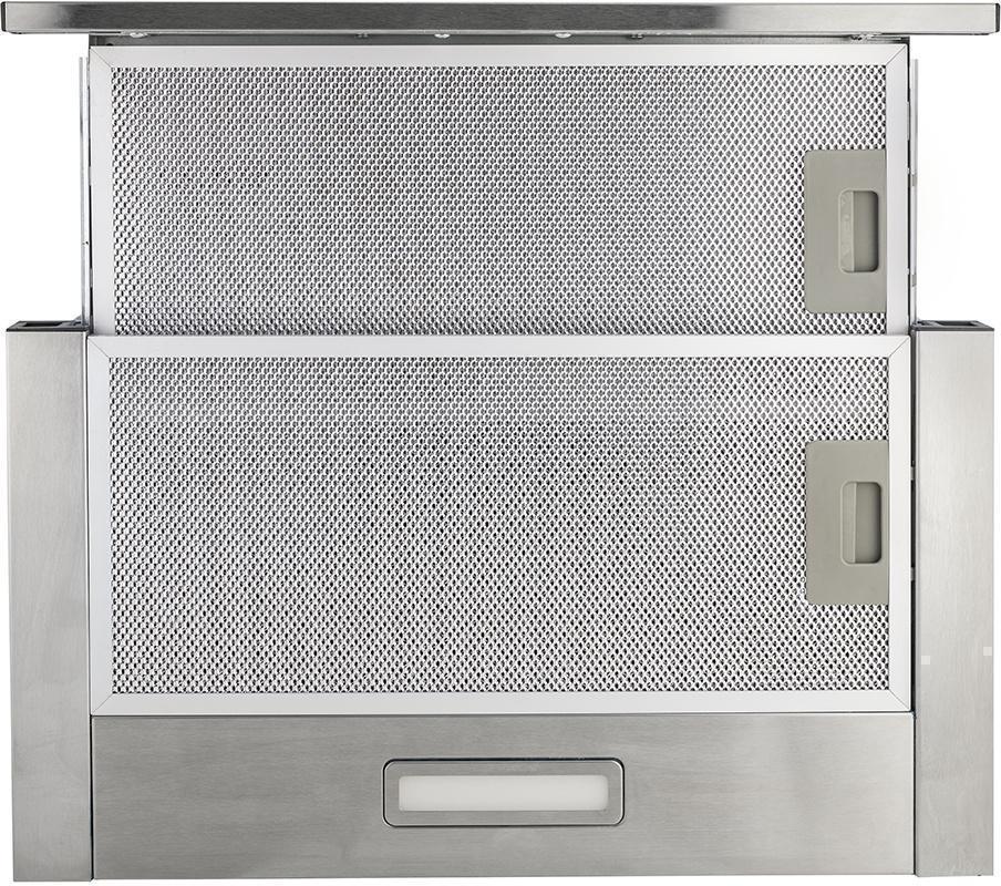 Вытяжка встраиваемая Centek CT-1840-60 серый управление: кнопочное (1 мотор)