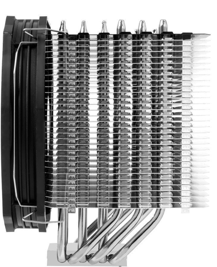 Устройство охлаждения(кулер) Thermalright Macho-B Soc-AM5/AM4/1151/1200/2066/1700 черный 4-pin 15-21dB Al 720gr Ret