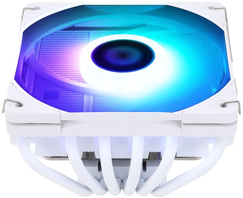 Устройство охлаждения(кулер) Thermalright SI-100-WH-ARGB Soc-AM5/AM4/1151/1200/2066/1700 4-pin 26.1dB Al 490gr Ret