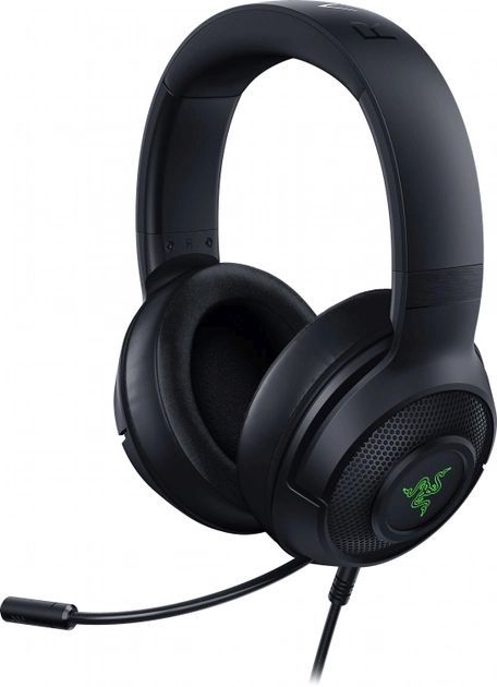 Наушники с микрофоном Razer Kraken V3 X черный 1.8м мониторные оголовье (RZ04-03750300-R3M1)