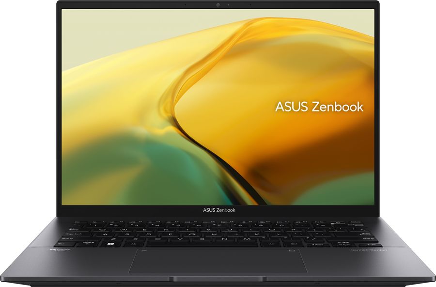 Ноутбук Asus Zenbook 14 UM3402YA-KP601 Ryzen 5 7530U 16Gb SSD512Gb AMD Radeon 14" IPS WQXGA (2560x1600) noOS black WiFi BT Cam Bag (90NB0W95-M010Z0)